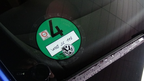 Umweltplakette mit VW Logo > Simple Tagging > Kennzeichen-Blog